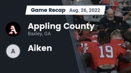 Recap: Appling County  vs. Aiken  2022