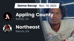 Recap: Appling County  vs. Northeast  2022