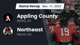 Recap: Appling County  vs. Northeast  2023