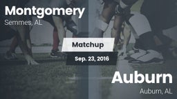 Matchup: Montgomery High vs. Auburn  2016