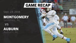 Recap: Montgomery  vs. Auburn  2016