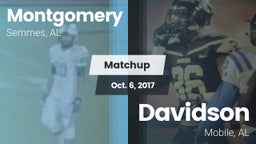 Matchup: Montgomery High vs. Davidson  2017