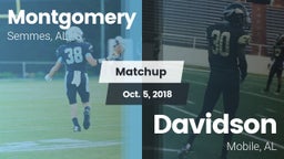 Matchup: Montgomery High vs. Davidson  2018