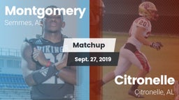 Matchup: Montgomery High vs. Citronelle  2019
