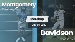 Matchup: Montgomery High vs. Davidson  2020