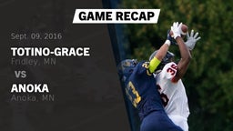 Recap: Totino-Grace  vs. Anoka  2016