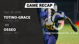 Recap: Totino-Grace  vs. Osseo  2016