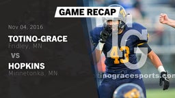 Recap: Totino-Grace  vs. Hopkins  2016