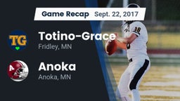 Recap: Totino-Grace  vs. Anoka  2017