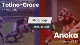 Matchup: Totino-Grace High vs. Anoka  2018