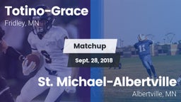 Matchup: Totino-Grace High vs. St. Michael-Albertville  2018