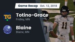 Recap: Totino-Grace  vs. Blaine  2018