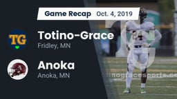 Recap: Totino-Grace  vs. Anoka  2019