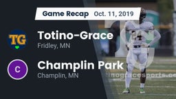 Recap: Totino-Grace  vs. Champlin Park  2019