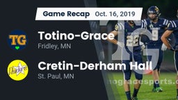 Recap: Totino-Grace  vs. Cretin-Derham Hall  2019