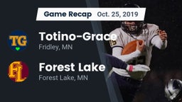 Recap: Totino-Grace  vs. Forest Lake  2019