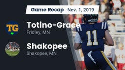 Recap: Totino-Grace  vs. Shakopee  2019