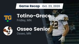 Recap: Totino-Grace  vs. Osseo Senior  2020