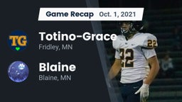 Recap: Totino-Grace  vs. Blaine  2021