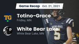 Recap: Totino-Grace  vs. White Bear Lake  2021