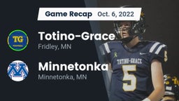 Recap: Totino-Grace  vs. Minnetonka  2022
