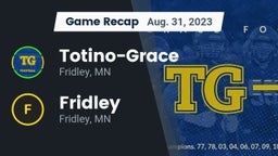 Recap: Totino-Grace  vs. Fridley  2023