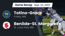 Recap: Totino-Grace  vs. Benilde-St. Margaret's  2023
