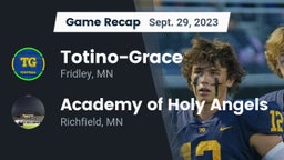 Recap: Totino-Grace  vs. Academy of Holy Angels  2023