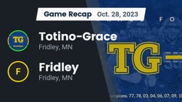 Recap: Totino-Grace  vs. Fridley  2023