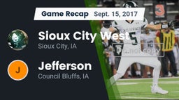 Recap: Sioux City West   vs. Jefferson  2017