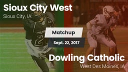 Matchup: Sioux City West vs. Dowling Catholic  2017