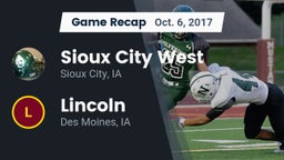 Recap: Sioux City West   vs. Lincoln  2017