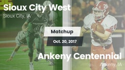 Matchup: Sioux City West vs. Ankeny Centennial  2017