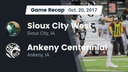 Recap: Sioux City West   vs. Ankeny Centennial  2017