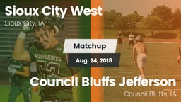 Matchup: Sioux City West vs. Council Bluffs Jefferson  2018
