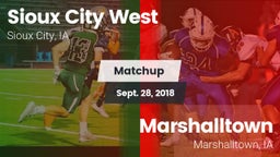 Matchup: Sioux City West vs. Marshalltown  2018