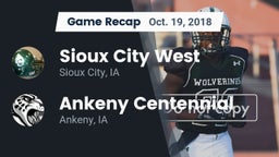 Recap: Sioux City West   vs. Ankeny Centennial  2018