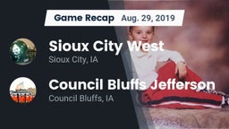 Recap: Sioux City West   vs. Council Bluffs Jefferson  2019