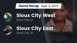 Recap: Sioux City West   vs. Sioux City East  2019