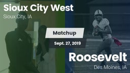 Matchup: Sioux City West vs. Roosevelt  2019