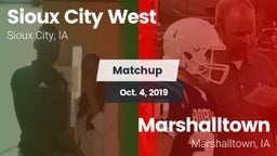 Matchup: Sioux City West vs. Marshalltown  2019