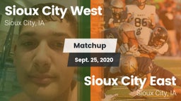 Matchup: Sioux City West vs. Sioux City East  2020