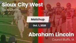 Matchup: Sioux City West vs. Abraham Lincoln  2020