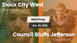 Matchup: Sioux City West vs. Council Bluffs Jefferson  2020