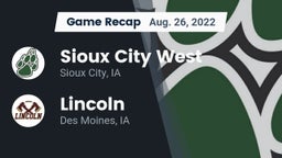 Recap: Sioux City West   vs. Lincoln  2022