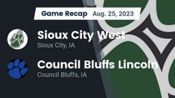 Recap: Sioux City West   vs. Council Bluffs Lincoln  2023