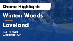 Winton Woods  vs Loveland  Game Highlights - Feb. 4, 2020
