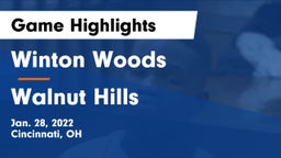 Winton Woods  vs Walnut Hills  Game Highlights - Jan. 28, 2022