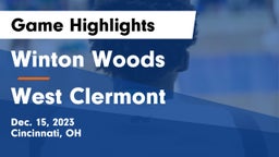 Winton Woods  vs West Clermont  Game Highlights - Dec. 15, 2023