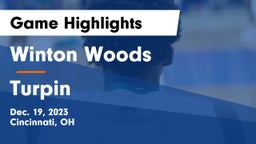Winton Woods  vs Turpin  Game Highlights - Dec. 19, 2023